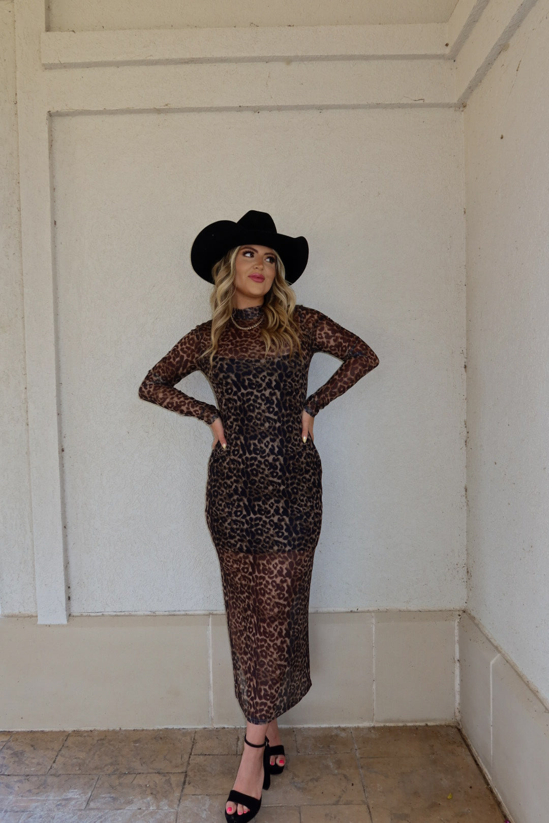 Lala Leopard Dress