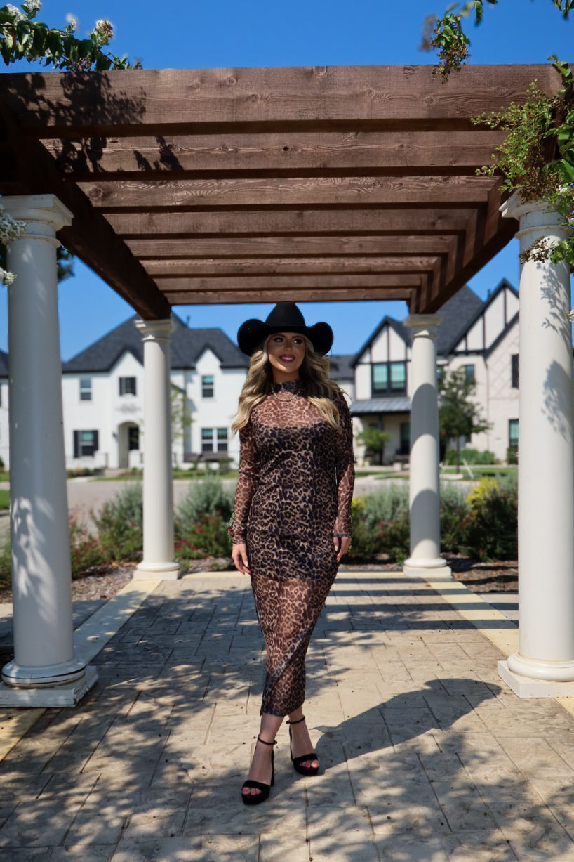 Lala Leopard Dress