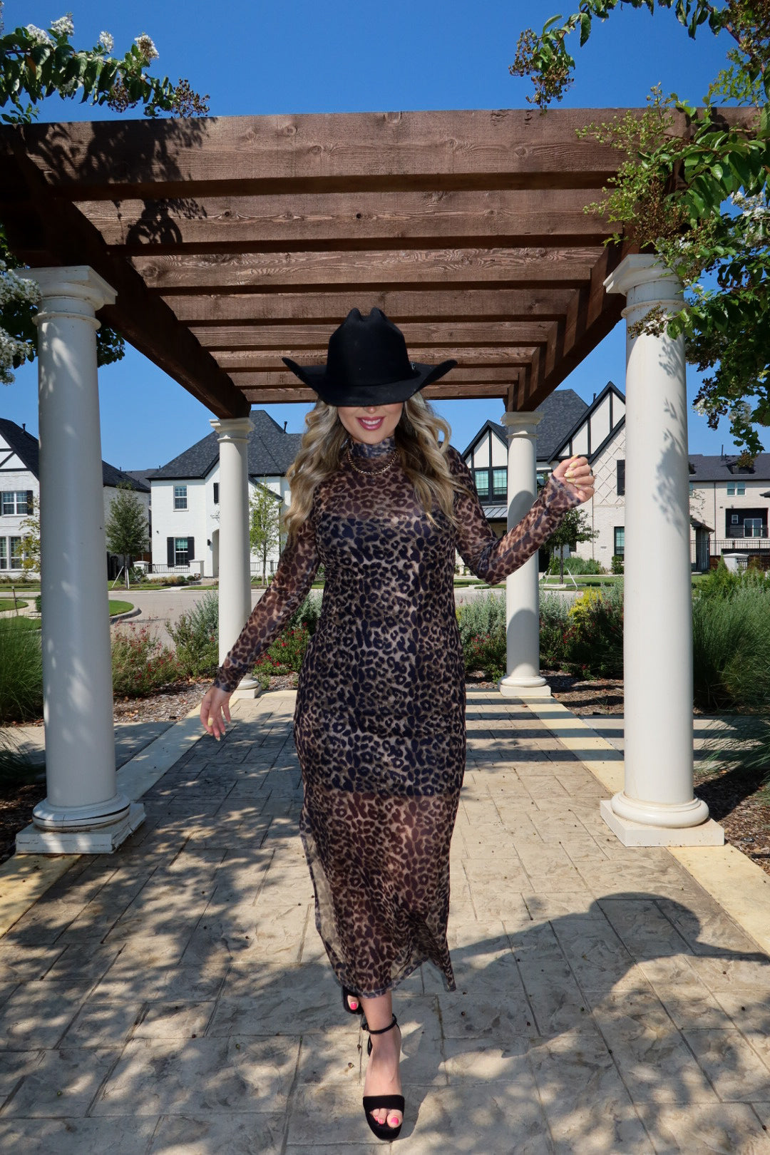 Lala Leopard Dress