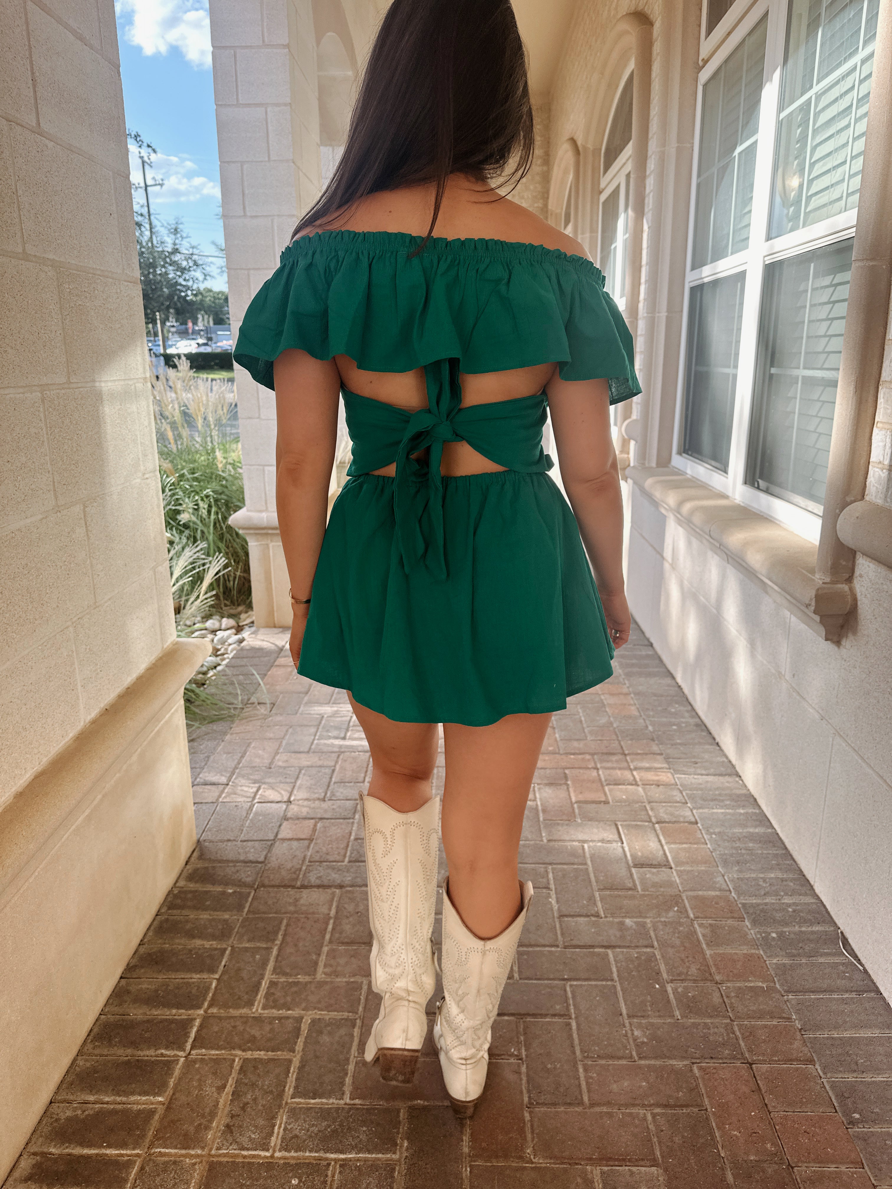 Kelly Off The Shoulder Romper