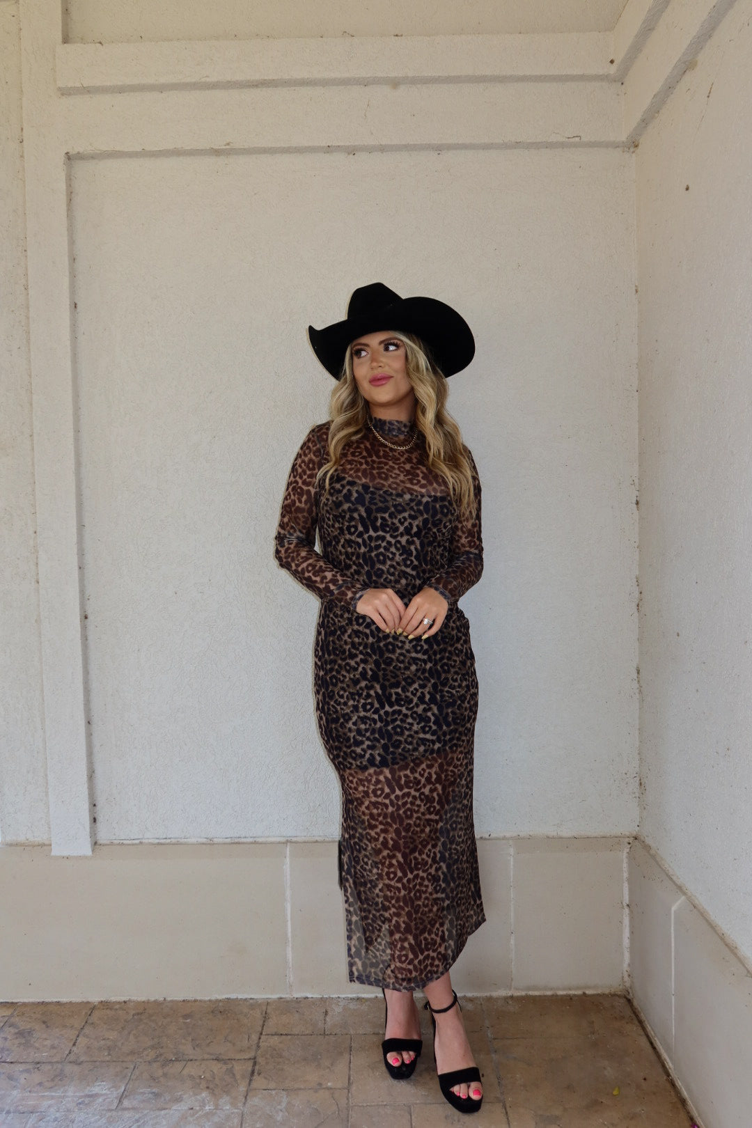 Lala Leopard Dress