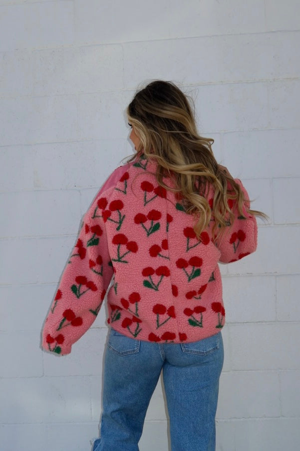 Cherry Print Jacket