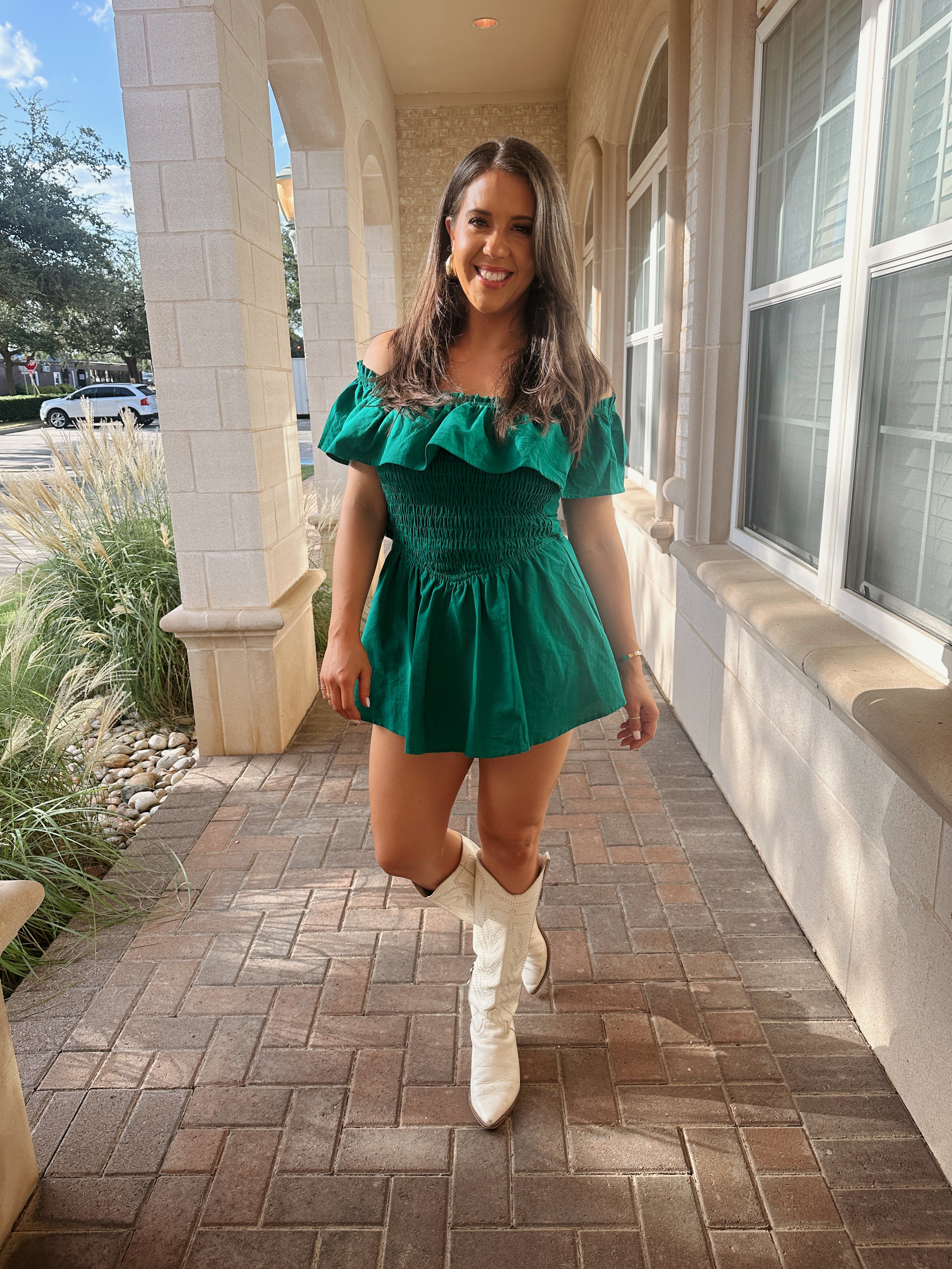 Kelly Off The Shoulder Romper