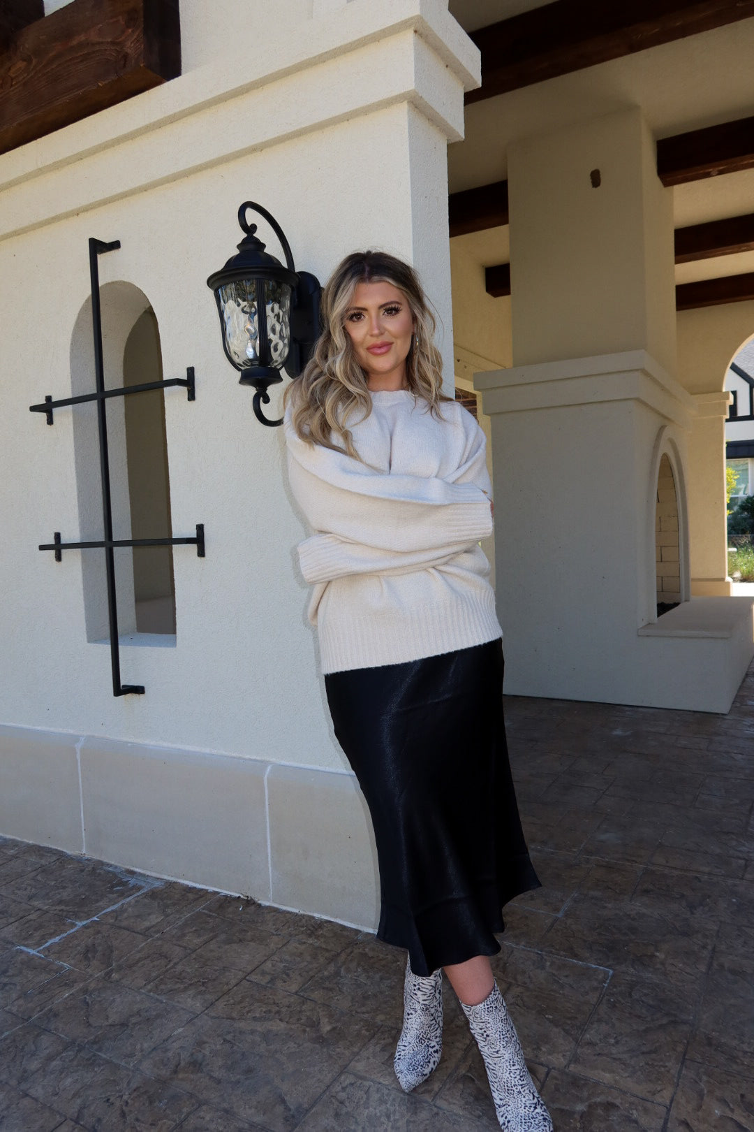 Black Midi Skirt | Faye Collective